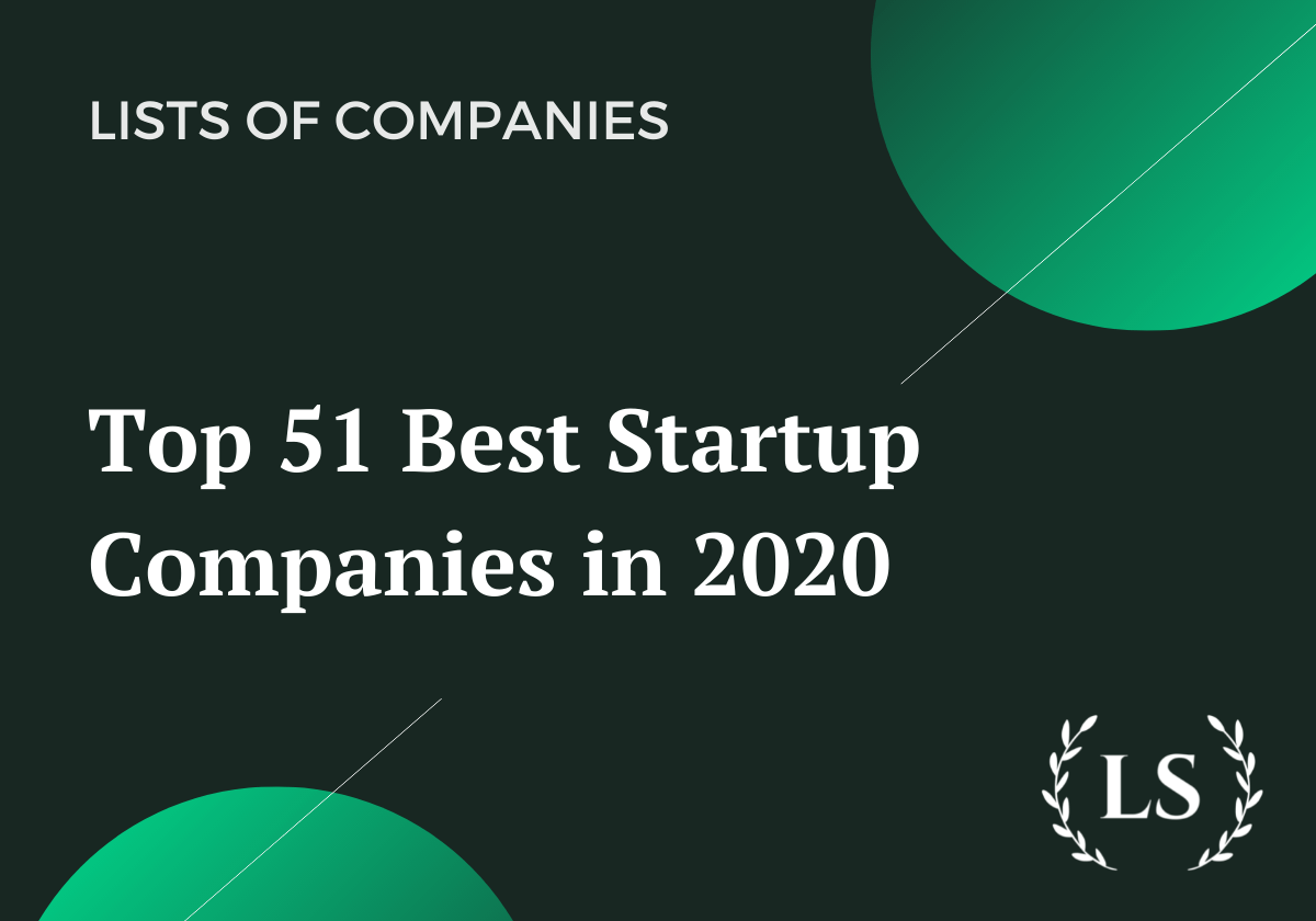 Top 51 Best Startup Companies in 2020