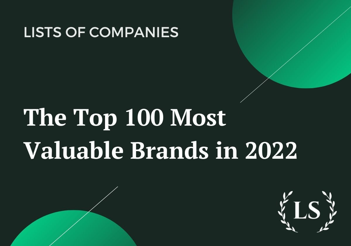 The Top 100 Most Valuable Brands in 2022